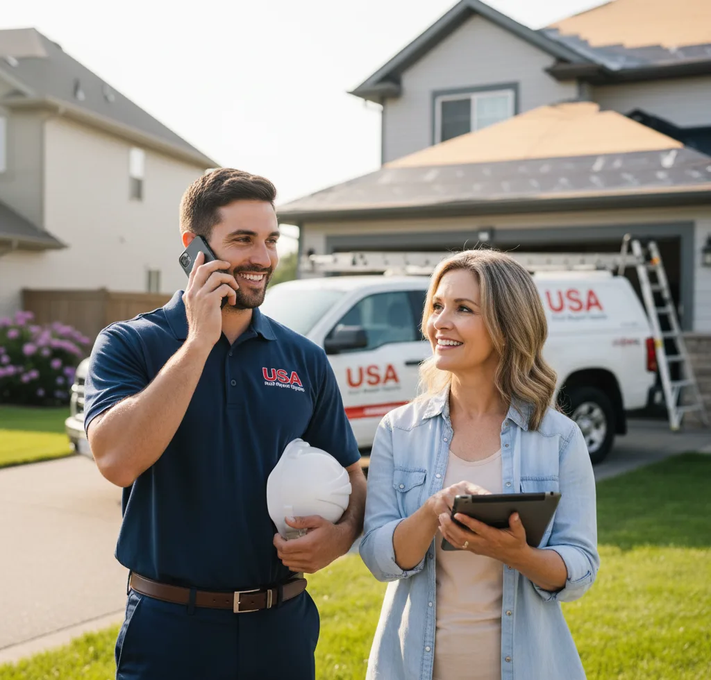 USA Roof Repair Experts customer support in Gardiner